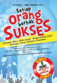 Image of setiap orang berhak sukses